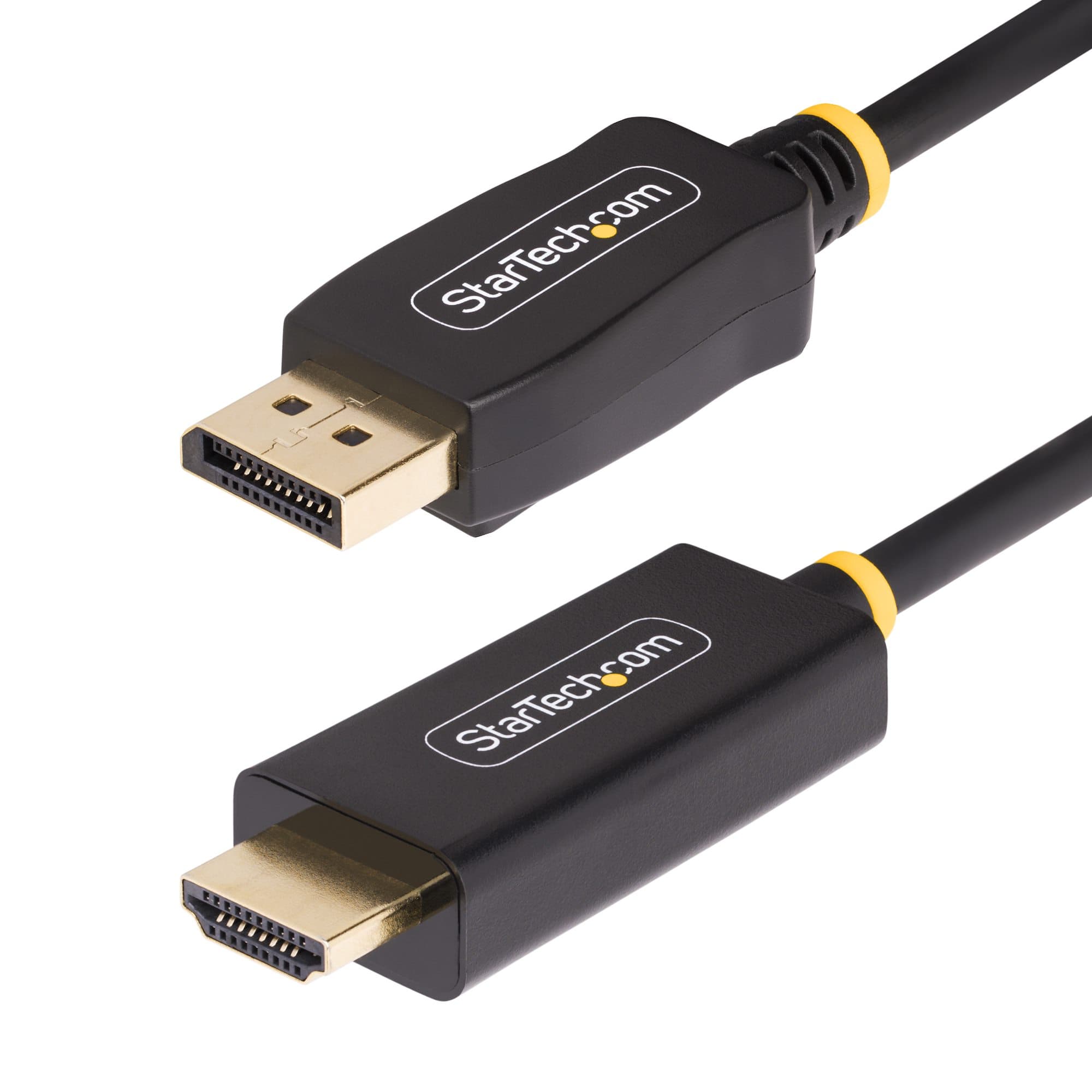 STARTECH STARTECH.COM 1M DISPLAYPORT TO HDMI ADAPTER CABLE, 4K 60HZ W/HDR, 3 YR 1M-DP-HDMI-4K60-HDR
