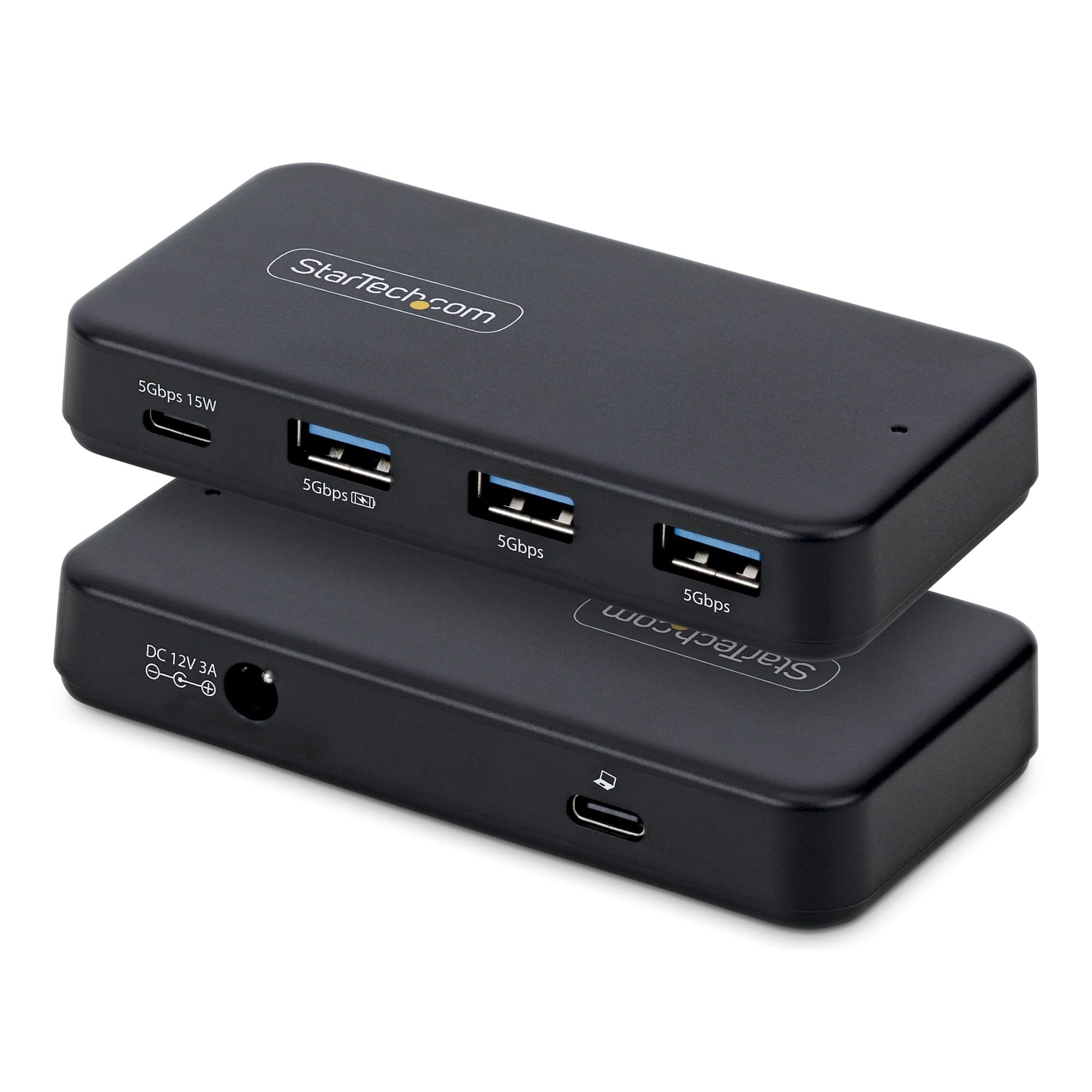 STARTECH STARTECH.COM 4-PORT USB-C & USB-A HUB, 5GBPS, SELF-POWERED, MAC & WINDOWS, 2 YR 311NA-USB-HUB