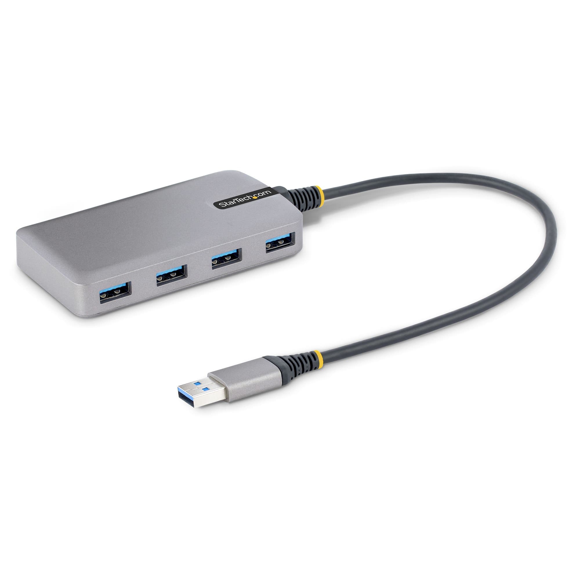 STARTECH STARTECH.COM 4-PORT USB HUB 5GBPS PORTABLE BUS POWERED LAPTOP/DESKTOP HUB, 2 YR 5G4AB-USB-A-HUB