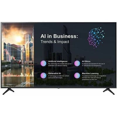 LG LG 65", UHD, 16:9, 300 NITS, 16/7, LANDSCAPE, HDMI X2, AV, RS232C, RJ45, USB, WI-FI, WEBOS 65PK640S0SB