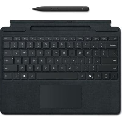MICROSOFT MICROSOFT SURFACE PRO 8/9/10/11 13" SIGNATURE KEYBOARD/SLIM PEN 2 BUNDLE BLACK w/COPILOT KEY 8X8-00155