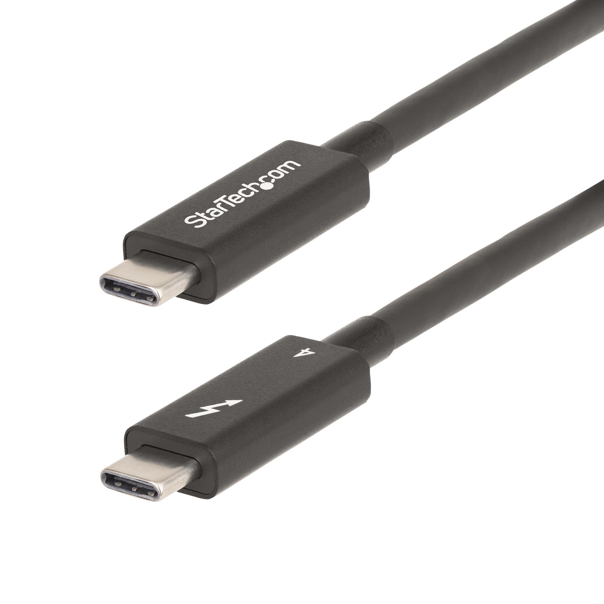 STARTECH STARTECH.COM 6FT (2M) THUNDERBOLT 4 CABLE, 40GBPS, 100W PD, INTEL-CERTIFIED TB CABLE 2 YR A40G2MB-TB4-CABLE
