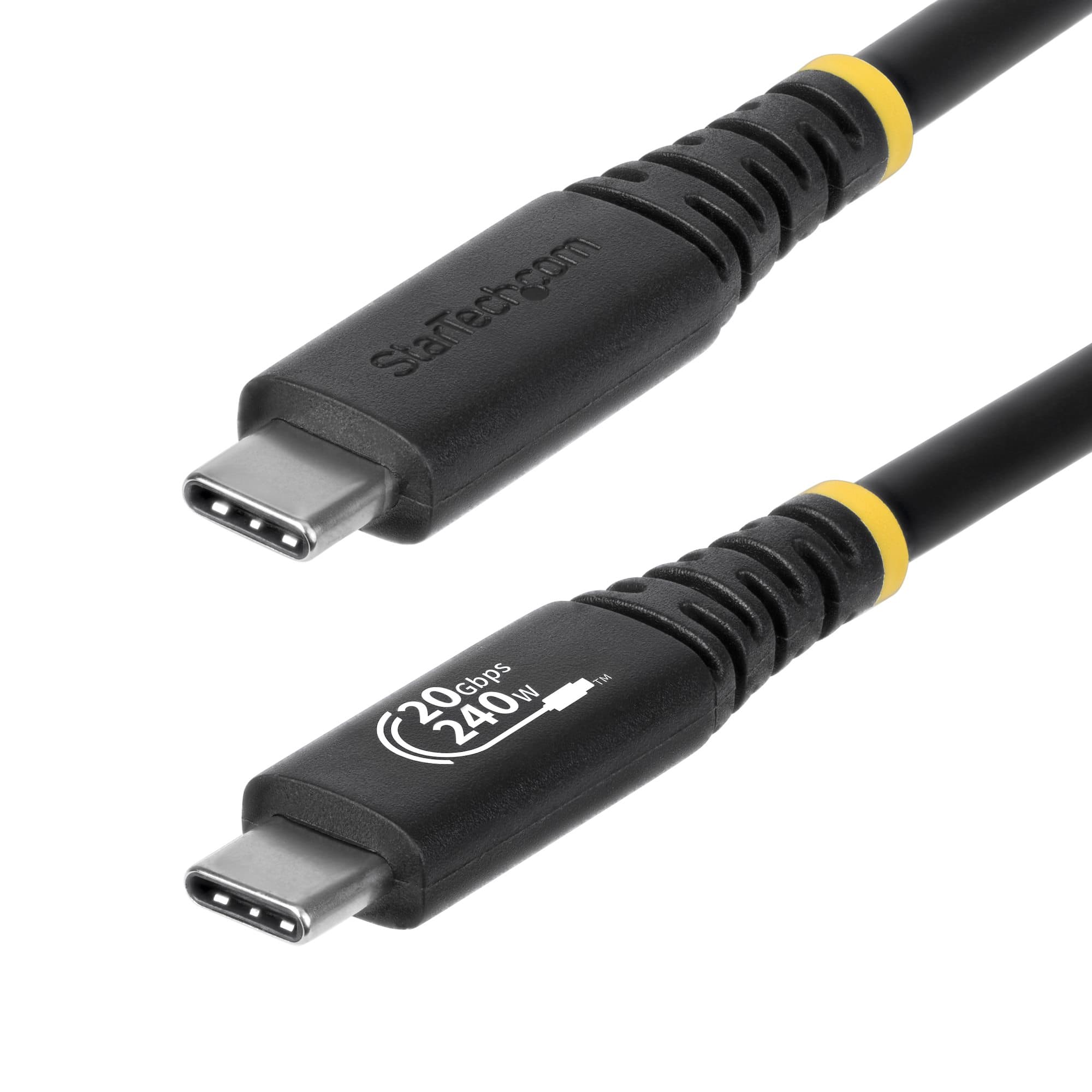 STARTECH STARTECH.COM 2M (6.6FT) USB4 CABLE, USB-IF CERTIFIED USB-C CABLE, 20GBPS, LTW CC2M20GUSB4TP