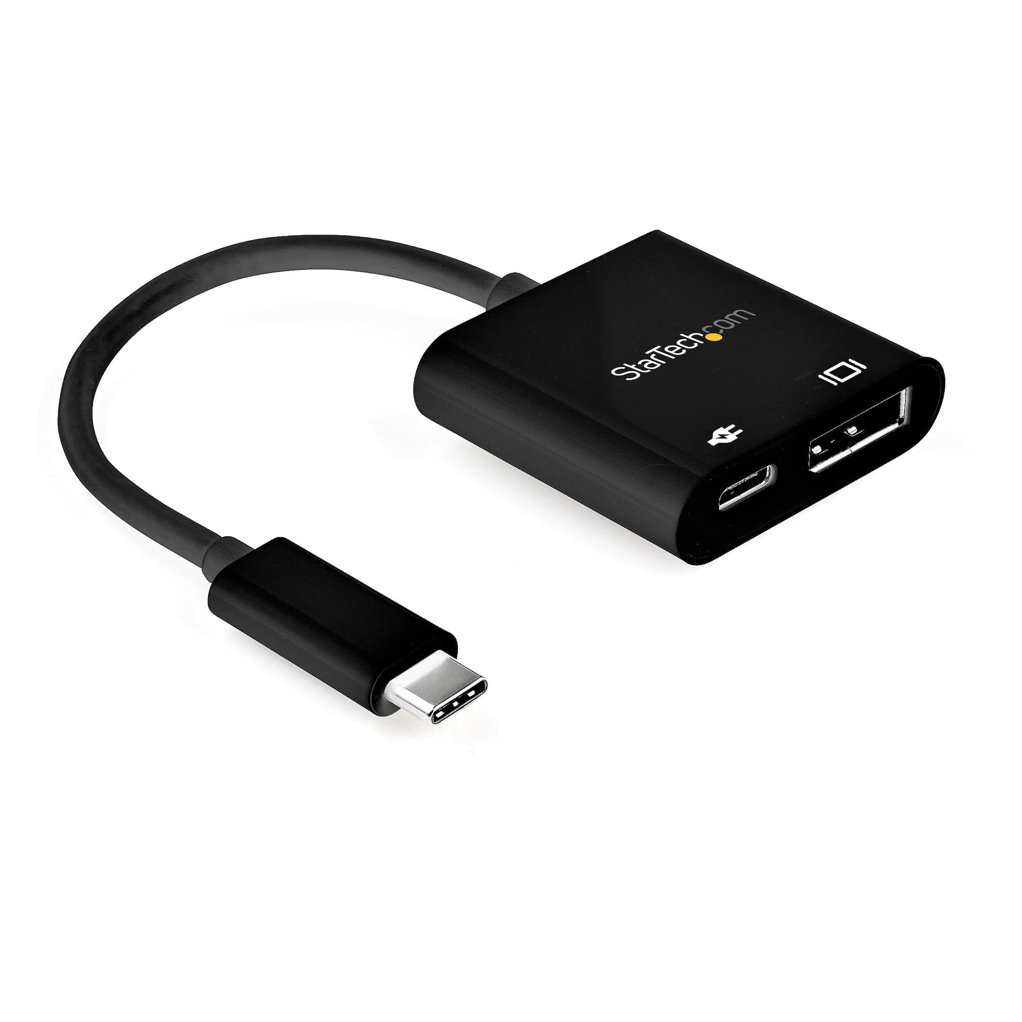 STARTECH STARTECH.COM USB C TO DISPLAYPORT ADAPTER 8K HDR/5K/4K, 60W PD PASS-THROUGH 3 YR CDP2DP14UCPB