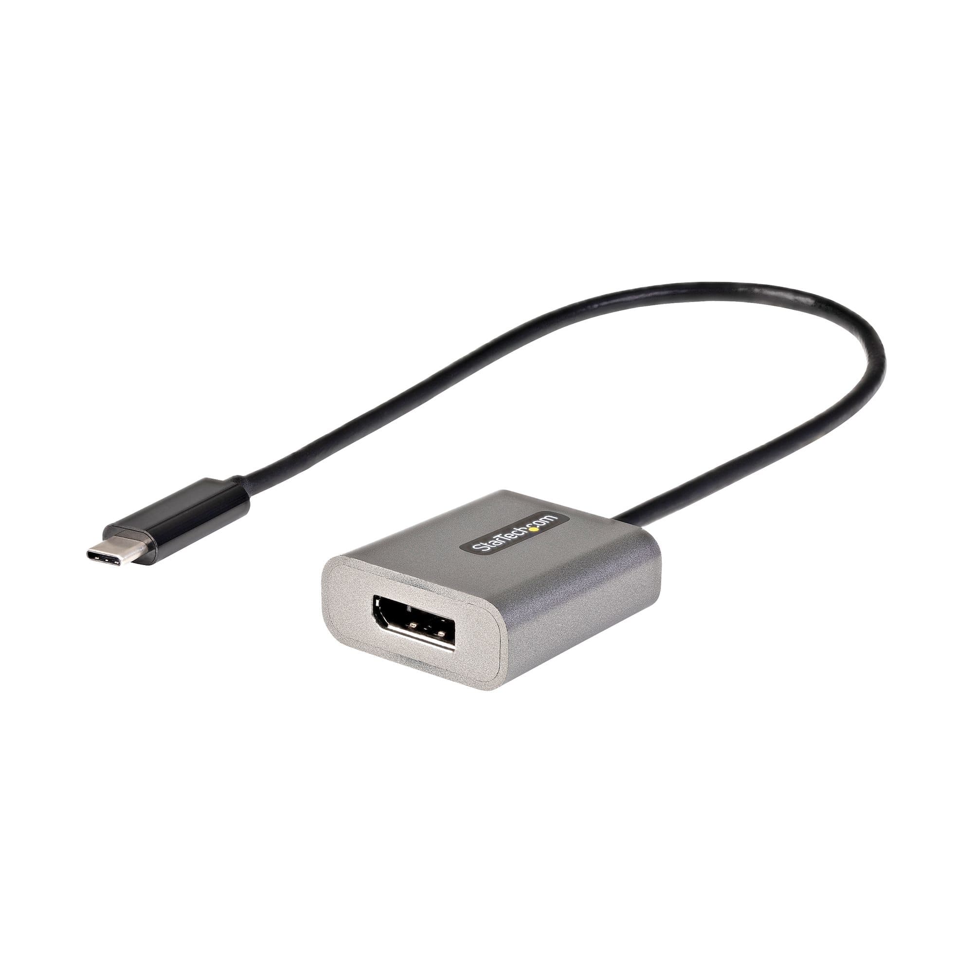 STARTECH STARTECH.COM USB C TO DISPLAYPORT ADAPTER - 8K/4K 60HZ - 12" CABLE, 3 YR CDP2DPEC