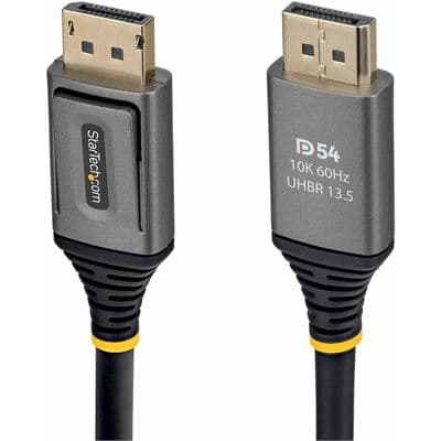 STARTECH STARTECH.COM 2M DISPLAYPORT 2.1 CABLE, VESA-CERTIFIED, DP54 DP 2.1 CABLE, LTW DP21V-2M-DP54-CABLE