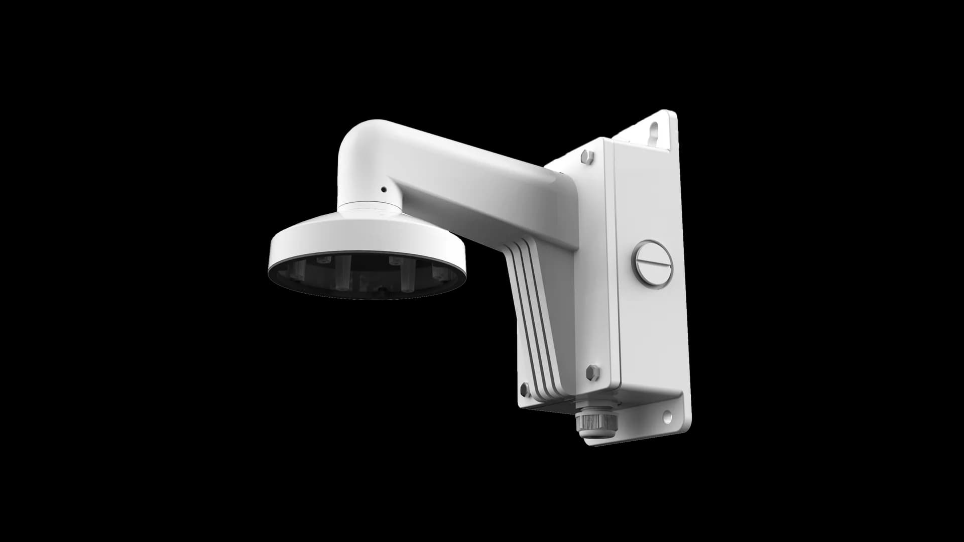 HIKVISION HIKVISION 1273ZJ-140B WALL MOUNT BRACKET WITH JUNCTION BOX, 2YR DS-1273ZJ-140B