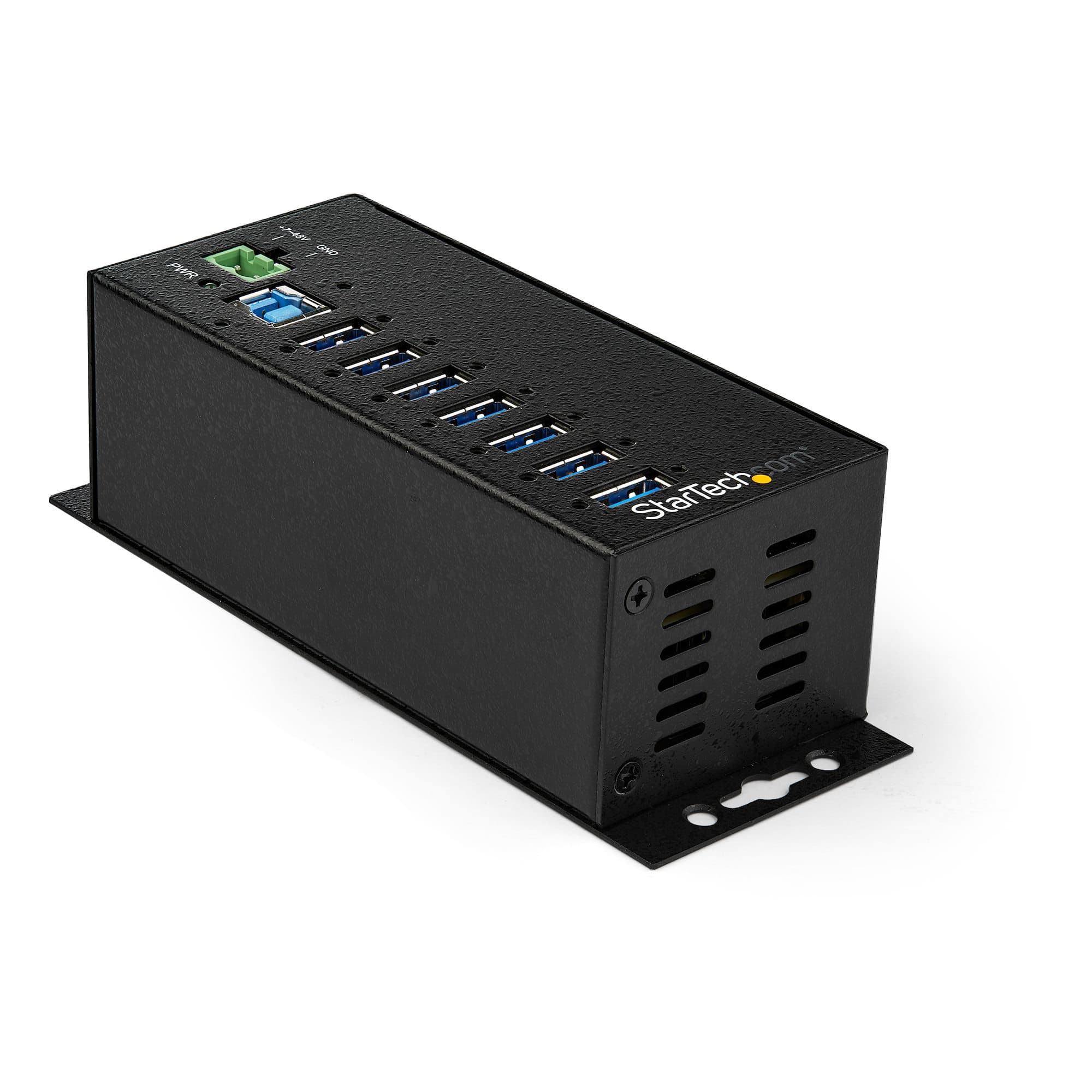 STARTECH STARTECH.COM 7-PT INDUSTRIAL USB 3.0 HUB W/ EXT. POWER SUPPLY, 2 YR HB30A7AME