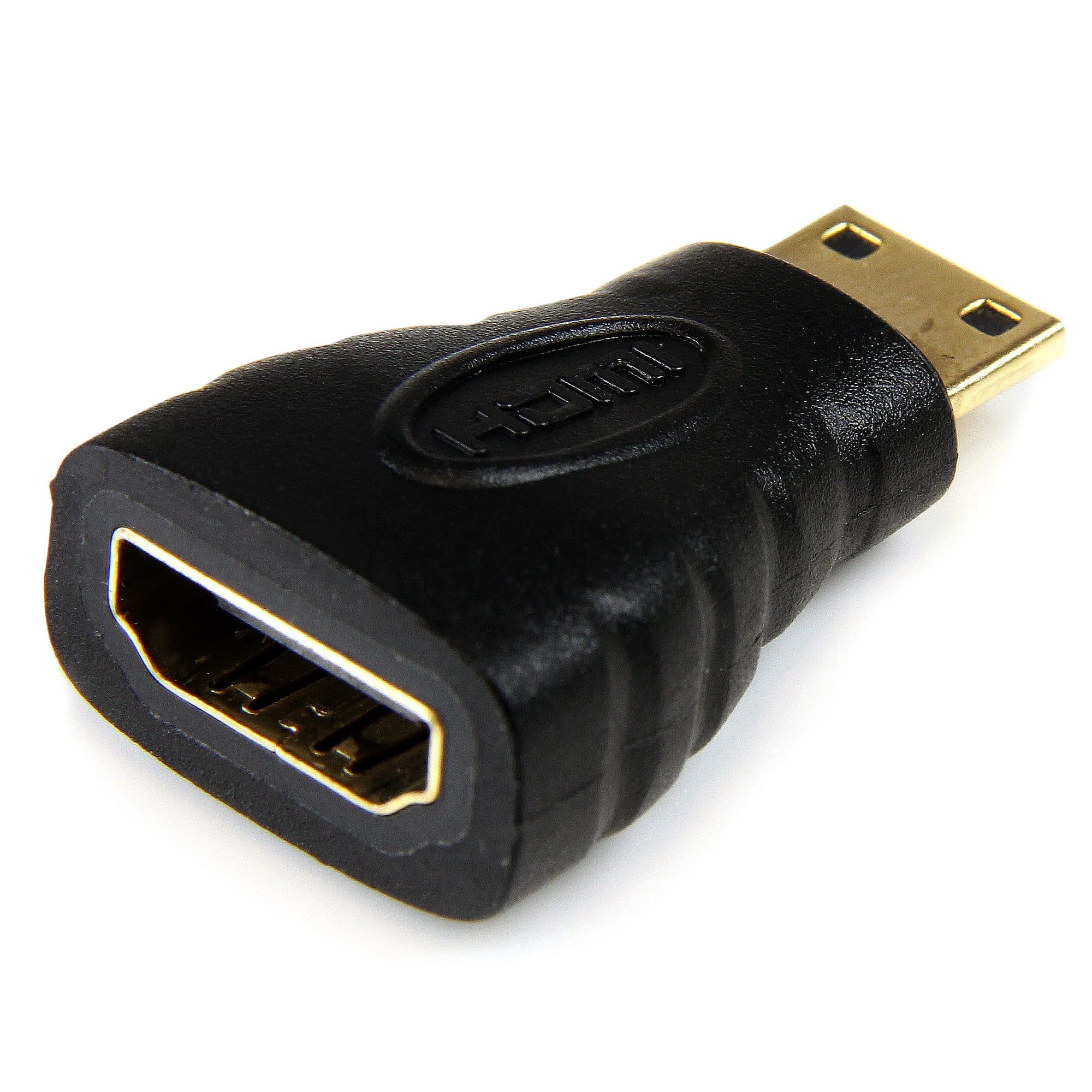 STARTECH STARTECH.COM MINI HDMI TO HDMI ADAPTER, 4K ULTRA HD HIGH SPEED HDMI ADAPTER LTW HDACFM