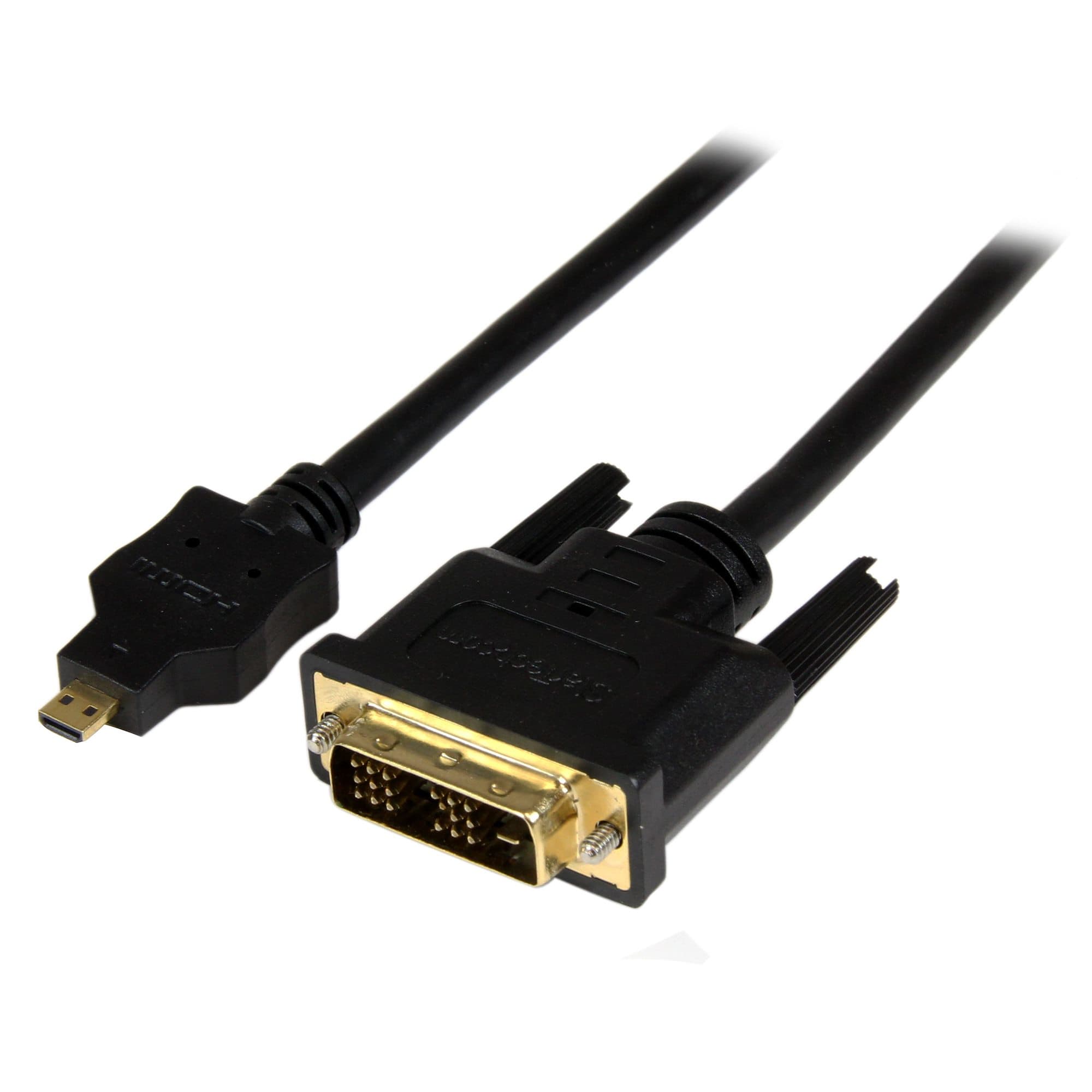 STARTECH STARTECH.COM 2M (6FT) MICRO HDMI TO DVI CABLE ADAPTER - MICRO HDMI TO DVI-D LTW HDDDVIMM2M