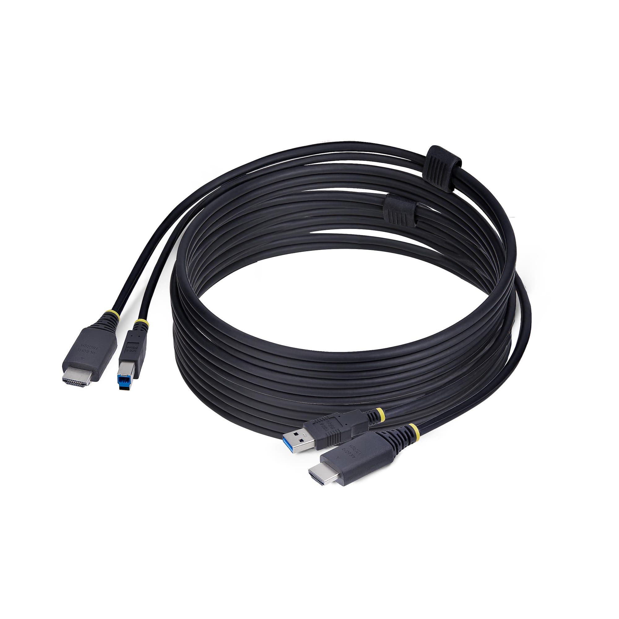 STARTECH STARTECH.COM 10FT (3M) HDMI AND USB 5GBPS KVM CABLE, 2 YR HU12210-KVM-CABLE