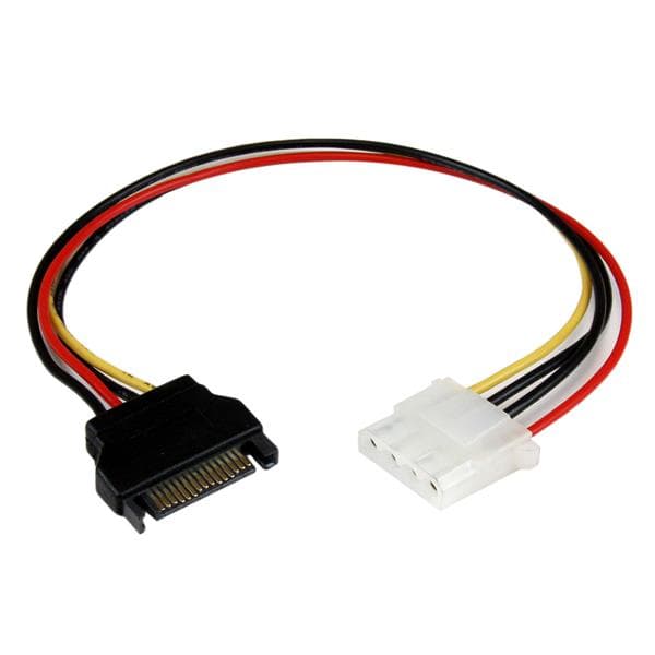 STARTECH STARTECH.COM SATA TO MOLEX LP4 POWER CABLE ADAPTER - F/M LTW LP4SATAFM12