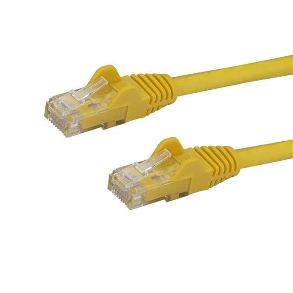 STARTECH STARTECH.COM CAT6 ETHERNET CABLE 50CM YELLOW 650MHZ SNAGLESS PATCH CORD LTW N6PATC50CMYL