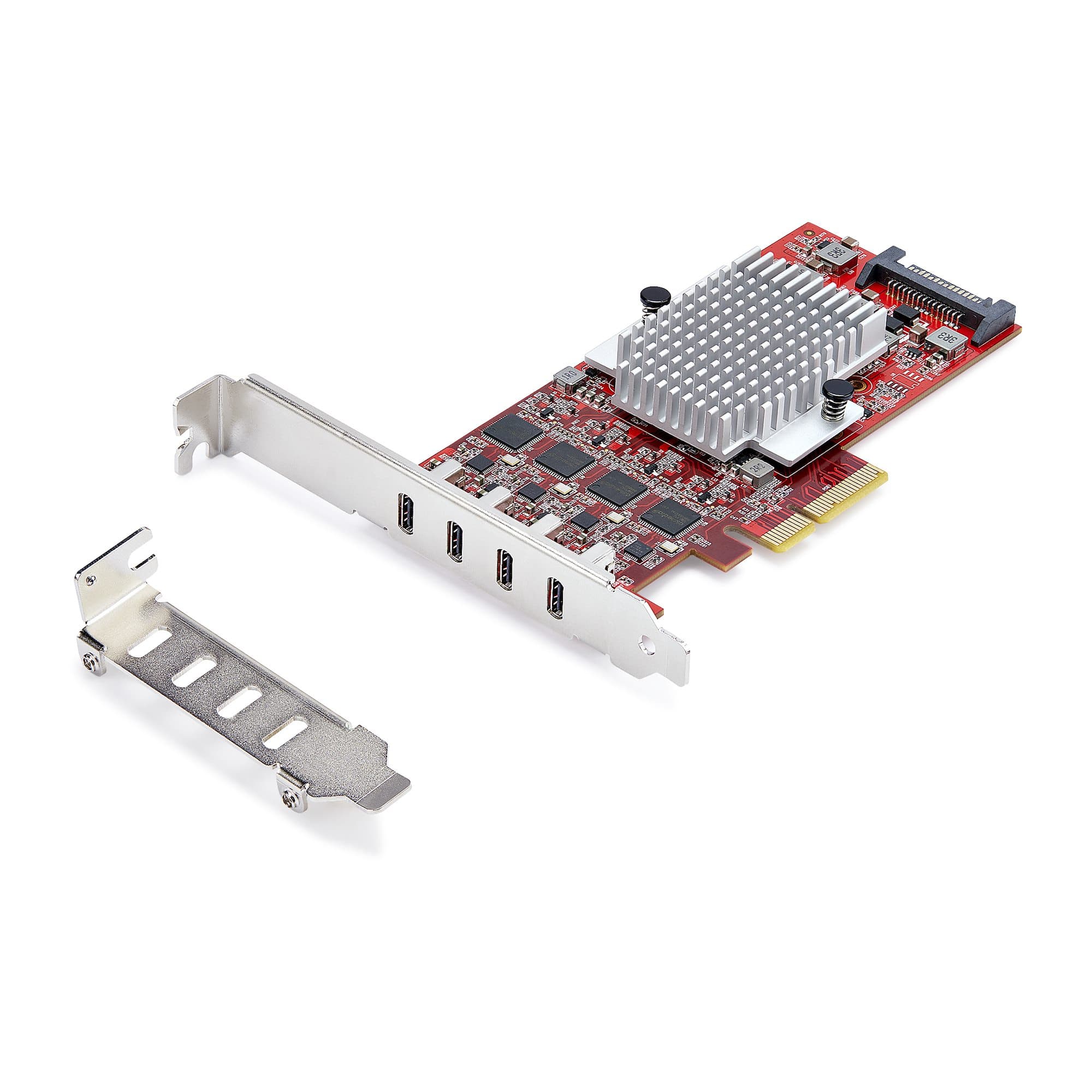 STARTECH STARTECH.COM 4-PORT USB TYPE-C PCIE CARD, USB-C 10GB, 4X CONTROLLERS, TAA, 2 YR P10Q4C-USB-CARD