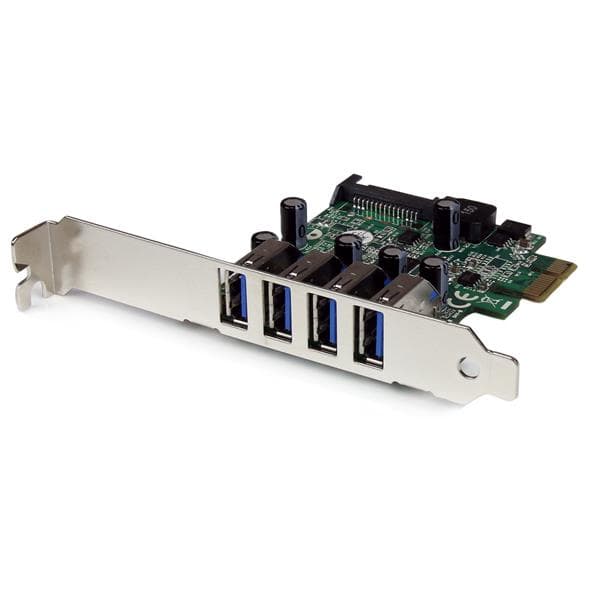 STARTECH STARTECH.COM 4 PORT PCI EXPRESS PCIE USB 3.0 CARD W/ UASP - SATA POWER 2 YR PEXUSB3S4V