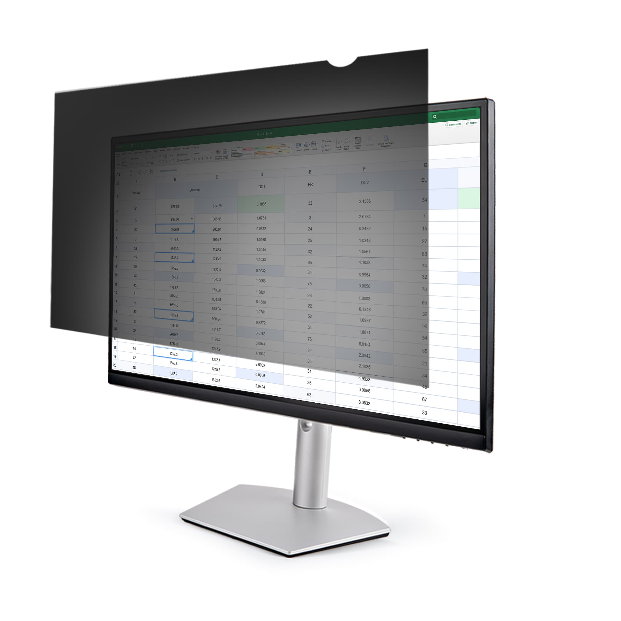 STARTECH STARTECH.COM 23" MONITOR PRIVACY SCREEN, ANTI-GLARE BLUE LIGHT FILTER, SCREEN PROTECTOR, 2 PRIVACY-SCREEN-23M
