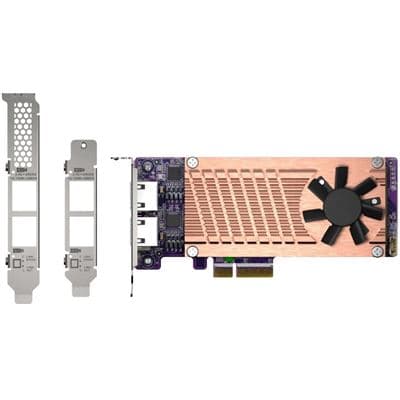 QNAP QNAP DUAL M.2 2280 PCIE NVME SSD & DUAL-PORT 2.5GBE EXPANSION CARD QM2-2P2G2T