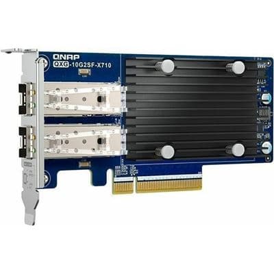 QNAP QNAP DUAL-PORT SFP+ 10GBE NETWORK EXPANSION CARD; LOW-PROFILE; PCIE GEN3 X8 QXG-10G2SF-X710