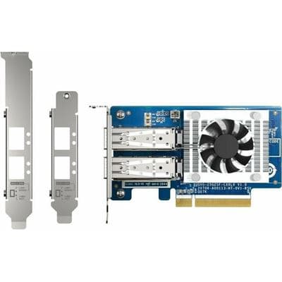 QNAP QNAP DUAL-PORT SFP28 25GBE NETWORK EXPANSION CARD; LOW-PROFILE FORM FACTOR; PCIE GEN4 X8 QXG-25G2SF-CX6