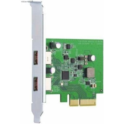 QNAP QNAP USB 3.2 Gen 2 dual-port PCIe expansion card QXP-10G2U3A