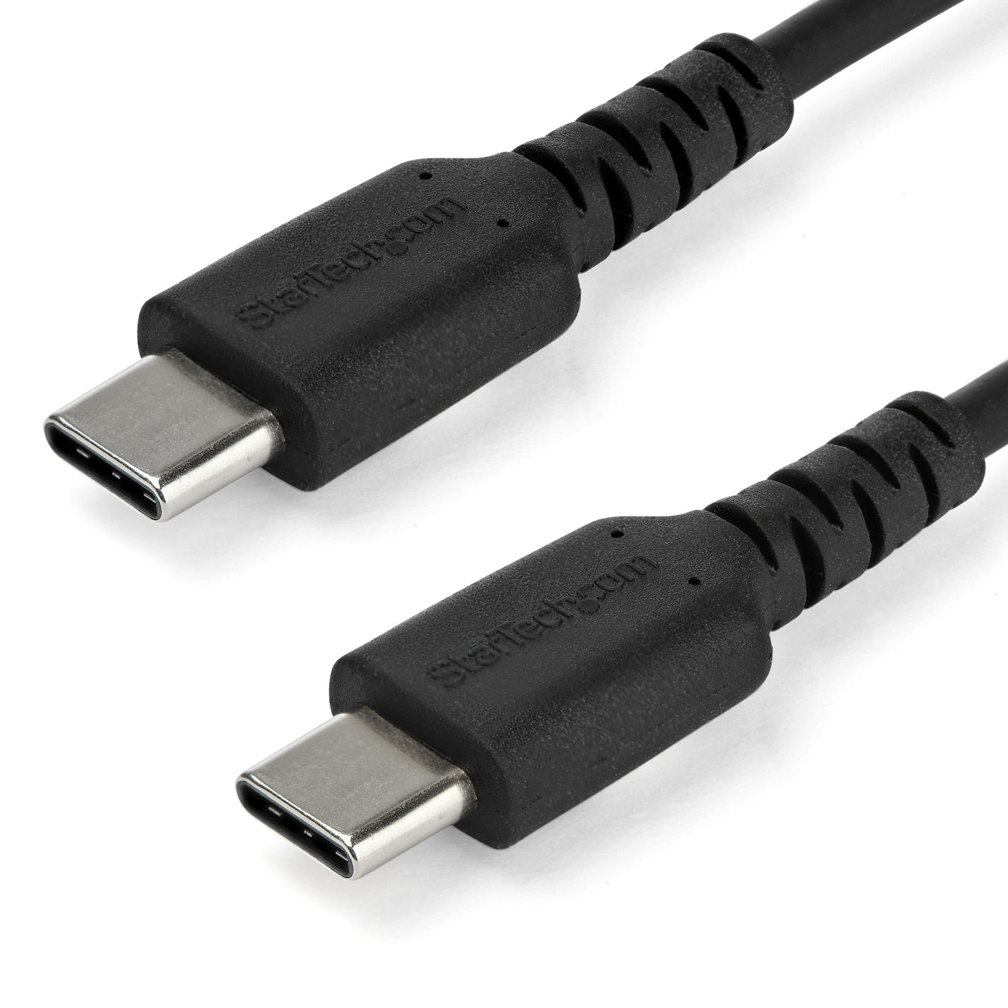 STARTECH STARTECH.COM 1M USB C CHARGING CABLE - DURABLE ARAMID FIBER M/M 60W BLACK LTW RUSB2CC1MB