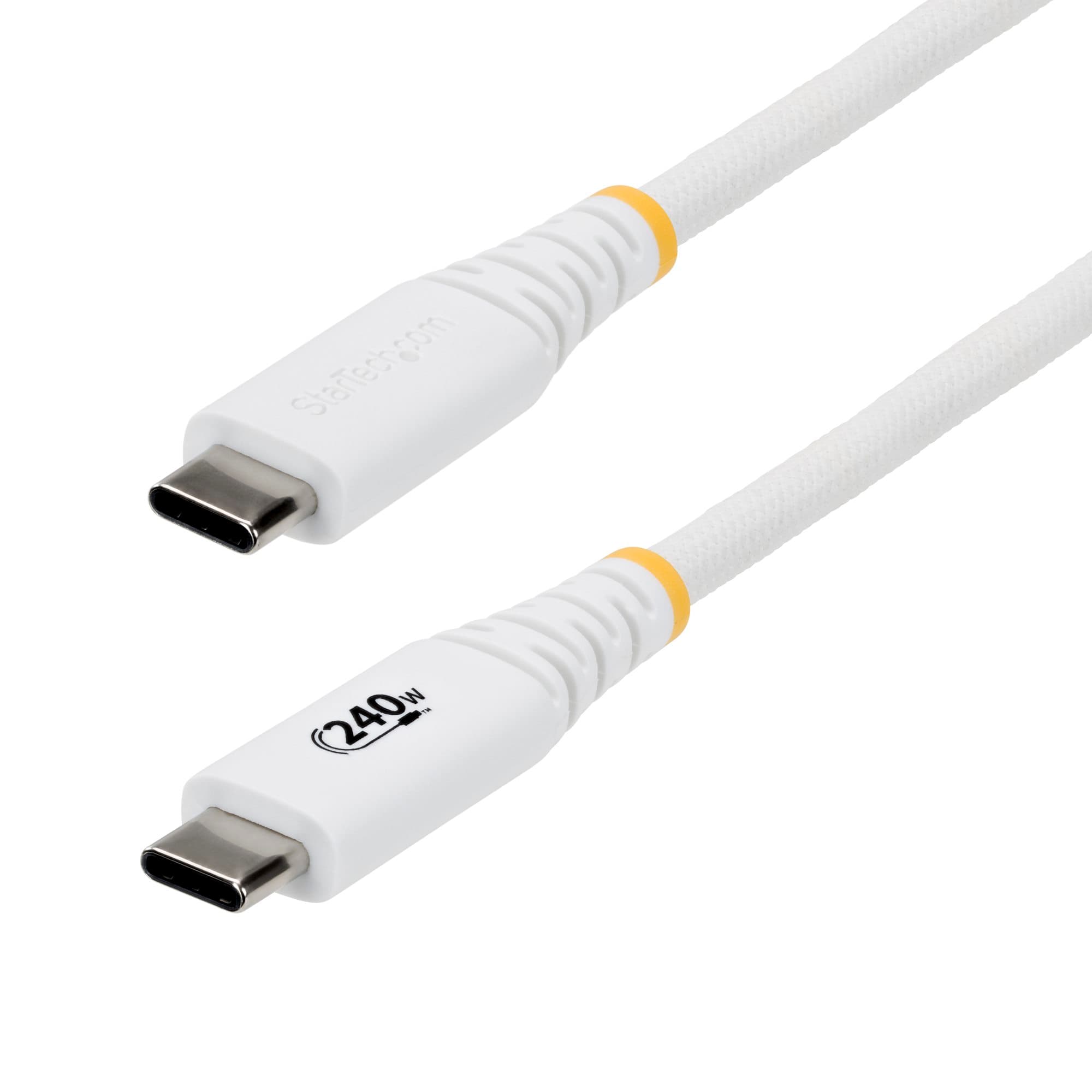 STARTECH STARTECH.COM 3M (10FT) USB-C CHARGING CABLE, 240W PD, USB-IF, WHITE, LTW S2CEPR3MW-USB-CABLE