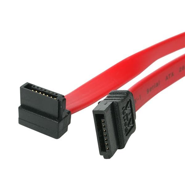 STARTECH STARTECH.COM 18IN SATA TO RIGHT ANGLE SATA SERIAL ATA CABLE LTW SATA18RA1