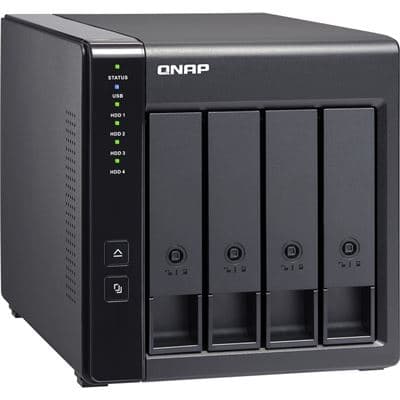 QNAP QNAP TR-004, 4-BAY 3.5" SATA HDD USB 3.0 TYPE-C HARDWARE RAID EXTERNAL ENCLOSURE, TWR, 2YR TR-004