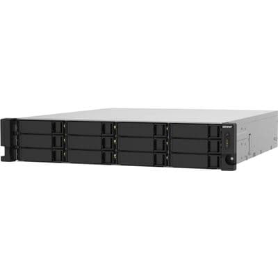 QNAP QNAP TS-1232PXU-RP-4G, 12 BAY NAS (NO DISK),CORTEX-57, 4GB, 2.5GbE(2),10GbE SFP+(2),2U,3YR TS-1232PXU-RP-4G