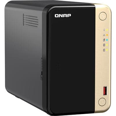 QNAP QNAP TS-264-8G 2-BAY NAS,INTEL QUAD-CORE,8 GB RAM,2X HDD, 2X M.2, 2X 2.5GBE,HDMI,PCI TS-264-8G