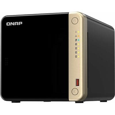 QNAP QNAP TS-464-8G 4-BAY TOWER NAS,CELERON N5095, 8GB RAM, 4X H DD,2X M.2,2X 2.5GBE,HDMI,PCIE TS-464-8G