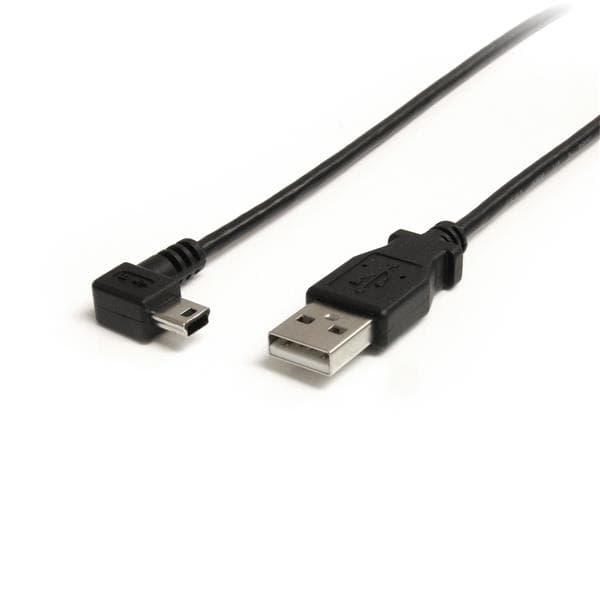 STARTECH STARTECH.COM 3 FT MINI USB CABLE - A TO RIGHT ANGLE MINI B LTW USB2HABM3RA