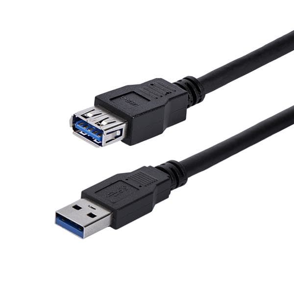 STARTECH STARTECH.COM 1M BLACK SUPERSPEED USB 3.0 EXTENSION CABLE A TO A - M/F LTW USB3SEXT1MBK