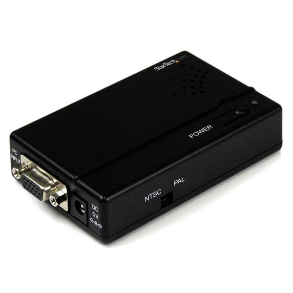 STARTECH STARTECH.COM HIGH RESOLUTION VGA TO RCA ADAPTER FOR PC TO TV 2 YR VGA2VID
