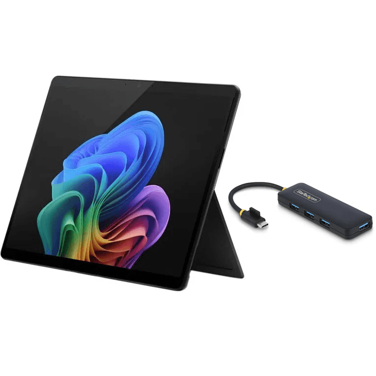 MICROSOFT MICROSOFT BUNDLE - SURFACE PRO 11TH ED SD ELITE 16GB 512GB BLACK - FREE ST.COM USB HUB ZIN-00030-USBHUB