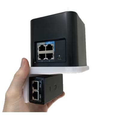 Go Wireless NZ Ubiquiti Air Cube & PoE Mount (screws not included) AirCube-PoE-Mount