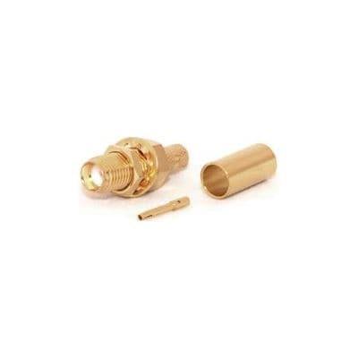Go Wireless NZ SMA Female Bulkhead CRMP Connector for LMR195/RG58 C-SMAB-195