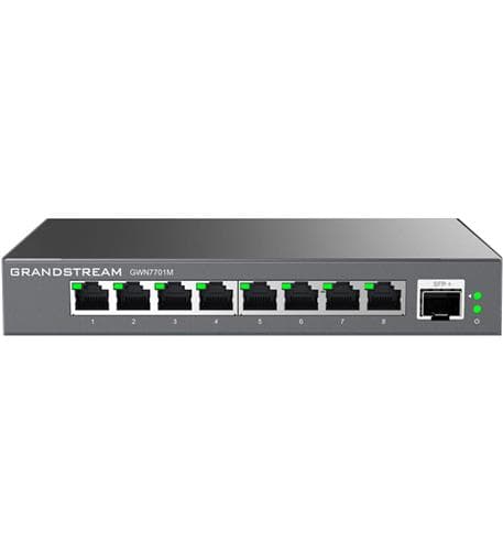 Grandstream Networks Grandstream GWN7701M 8 Port 2.5 Multi-Gigabit, 1 x SFP+ Unmanaged Ethernet Switch GWN7701M