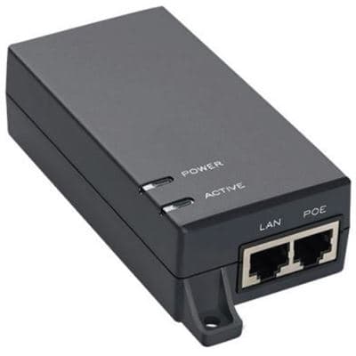 Procet PoE Systems 48V DC 30 Watt Gigabit Passive Power over Ethernet Supply PT-PSE100G