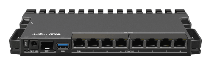 MikroTik MikroTik RB5009UPr+S+IN Compact Router with 7 x 1GB, 1 x 2.5GB, 1 x 10GB SFP+ and PoE-out RB5009UPr+S+IN