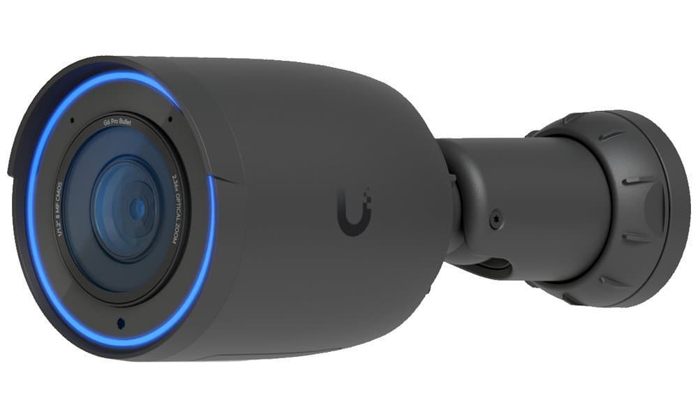 Ubiquiti Ubiquiti UniFi Black G6 Pro Bullet All-weather 4K PoE+ Camera with Multi-TOPs AI Engine and 2.36x optical zoom UVC-G6-Pro-Bullet-B