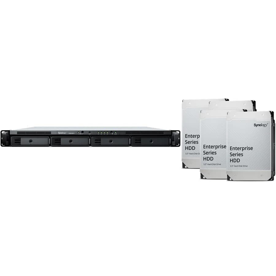 Synology Synology RTG RS822+ 1U 4 Bay Rackmount NAS (32Tb) 4x Synology Enterprise 8Tb SS395-4832SE