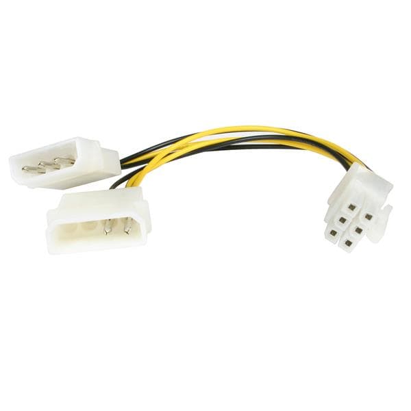 StarTech.com StarTech.com 6 LP4 TO 6 PIN PCIE POWER CABLE ADAPTER 1585598