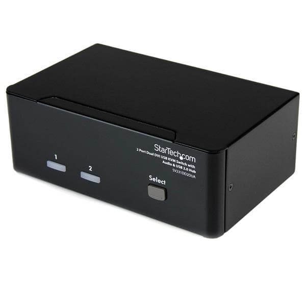 StarTech.com StarTech.com 2 Port Dual DVI USB KVM Switch 1605837