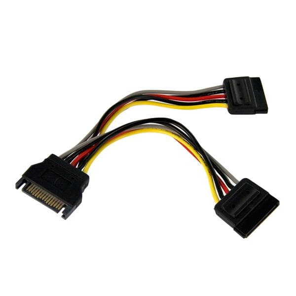 StarTech.com StarTech.com 6in SATA Power Y Splitter Cable Adapter 1822430