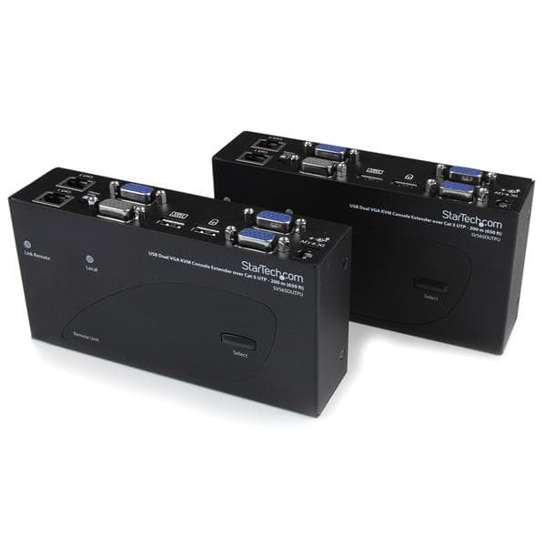 StarTech.com StarTech.com USB Dual VGA over Cat5 KVM Extender 2086140