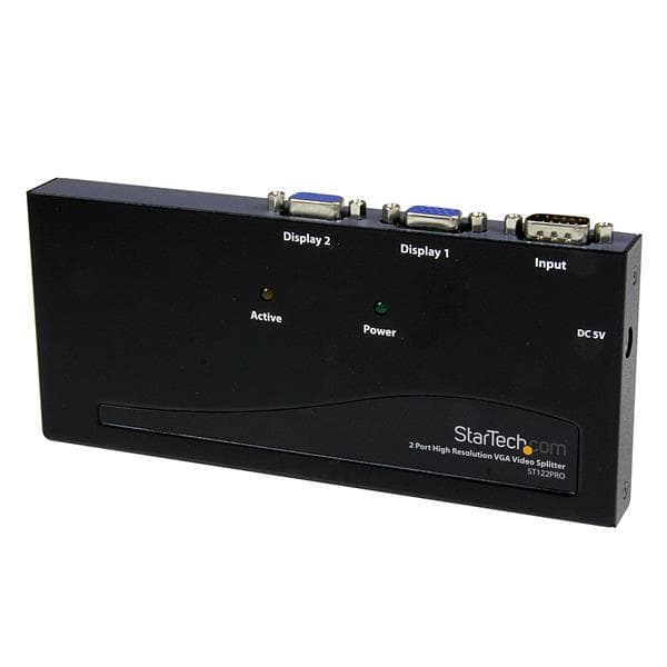 StarTech.com StarTech.com 2 PORT HIGH RES VGA VIDEO SPLITTER 2977639