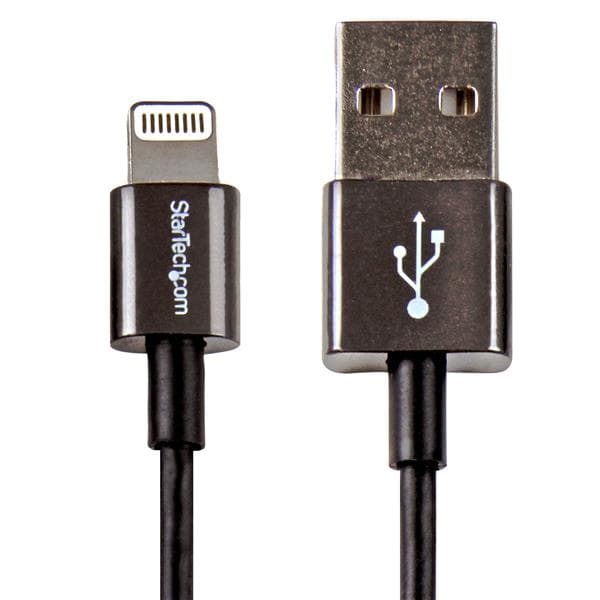 StarTech.com StarTech.com 1m Metal Lightning to USB Cable - Black 3360991