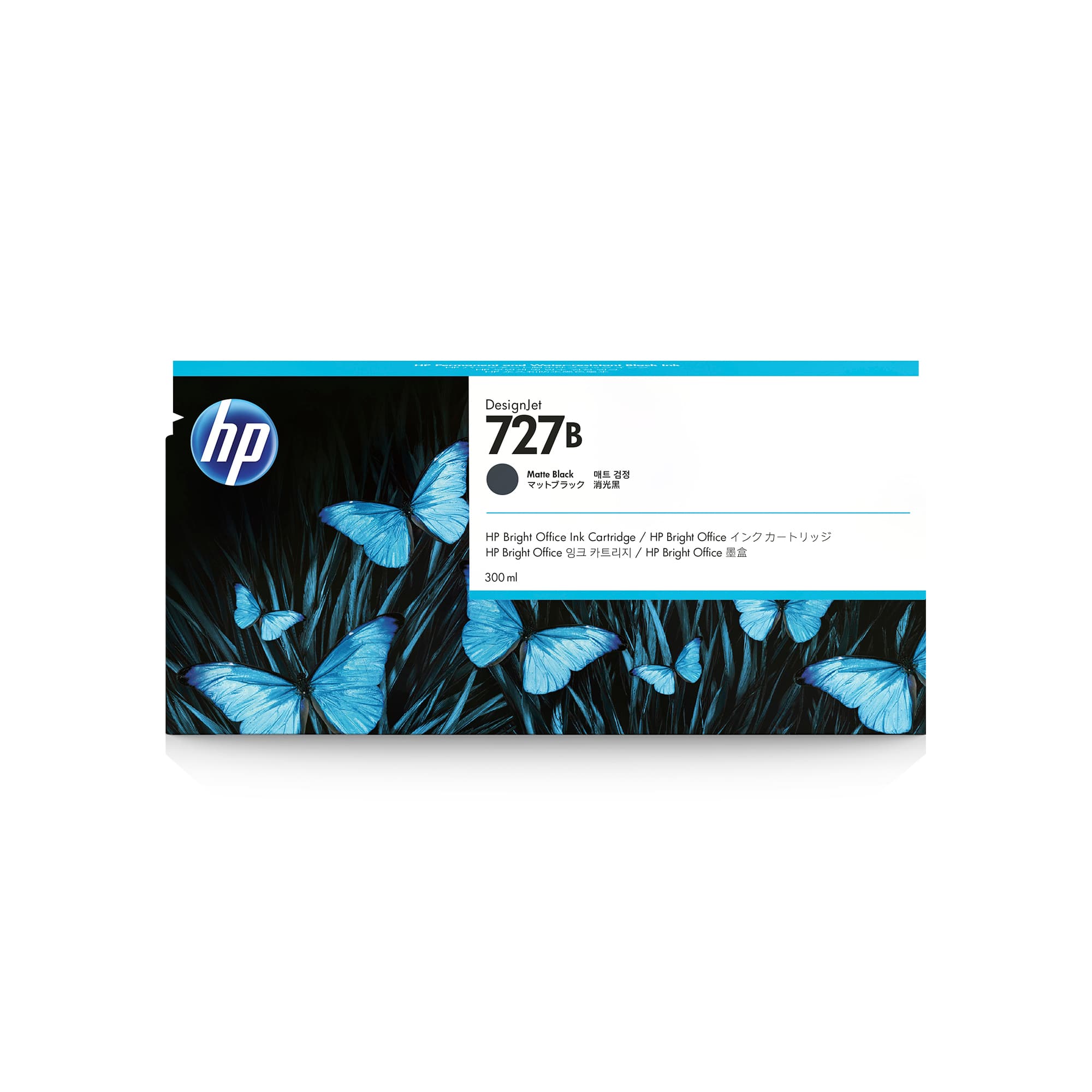 HP HP 727B 300ml Matte Black Ink Cartridge 4930282