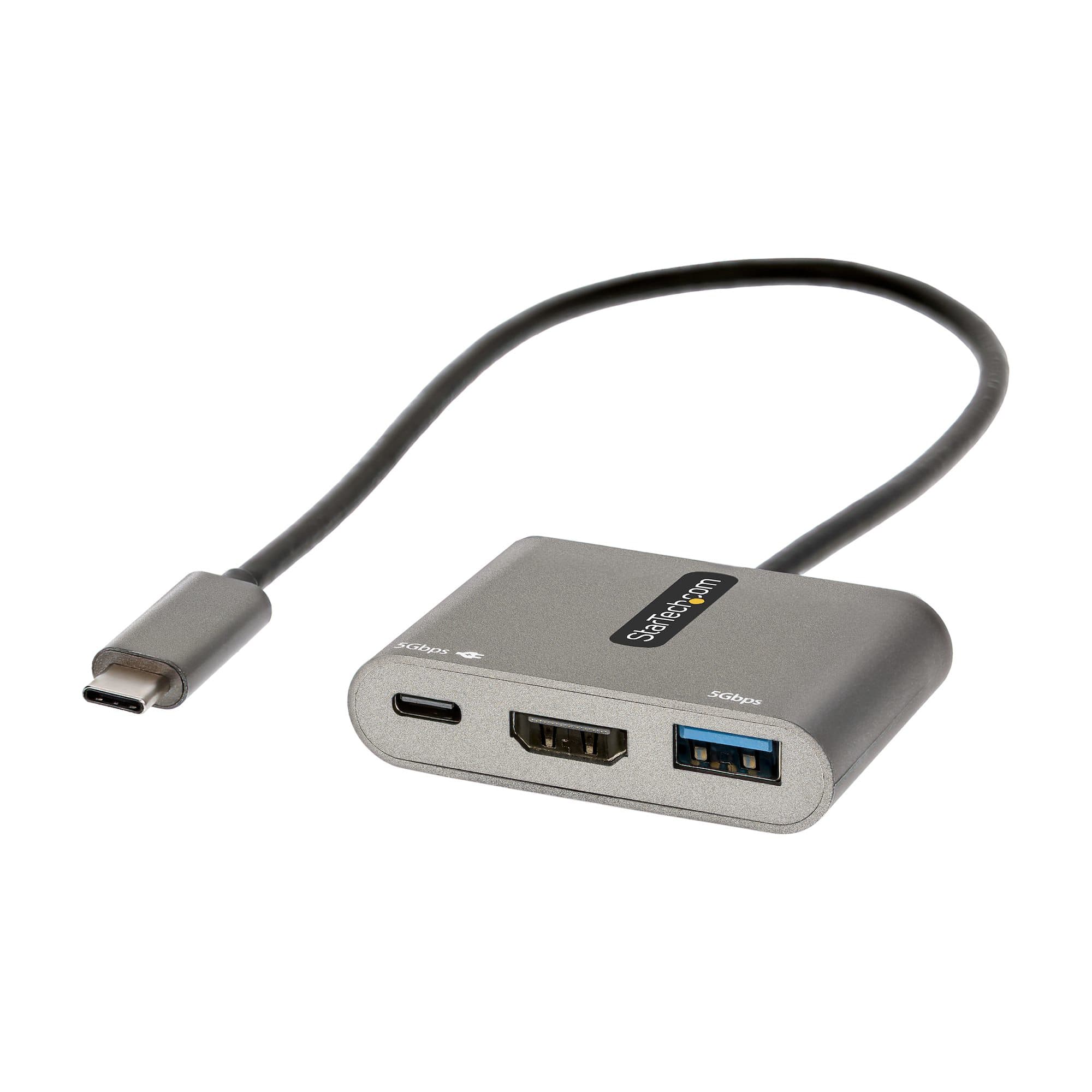 StarTech.com StarTech.com USB C Multiport Adapter PD HDMI 4K 5374861